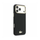 Juodas dėklas Apple iPhone 18 Pro telefonui "Lacoste PU Leather Champs Elysees Gold Logo MagSafe Case"
