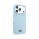 Mėlynas dėklas Apple iPhone 18 Pro telefonui "Lacoste PVC Iconic Petit Pique Metal Logo MagSafe Case"