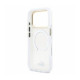 Skaidrus dėklas Apple iPhone 18 Pro telefonui "Lacoste PC/TPU Frosted Finish Gold Logo MagSafe Case"