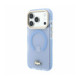 Mėlynas dėklas Apple iPhone 18 Pro telefonui "Lacoste PC/TPU Frosted Finish Gold Logo MagSafe Case"