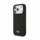 Juodas dėklas Apple iPhone 18 Pro telefonui "Lacoste PVC Iconic Petit Pique Metal Logo MagSafe Case"