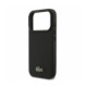 Juodas dėklas Apple iPhone 18 Pro telefonui "Lacoste PVC Iconic Petit Pique Metal Logo MagSafe Case"