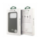 Juodas dėklas Apple iPhone 18 Pro telefonui "Lacoste PVC Iconic Petit Pique Metal Logo MagSafe Case"
