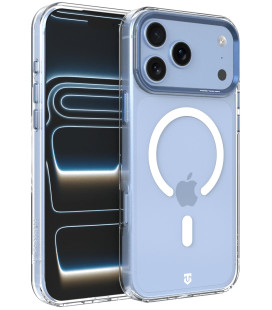 Skaidrus (Mėlynas) dėklas Apple iPhone 17 Pro Max / 18 Pro Max telefonui "Tactical MagForce 2.0 Cover"