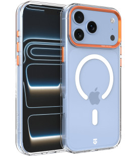 Skaidrus (Oranžinis) dėklas Apple iPhone 17 Pro Max / 18 Pro Max telefonui "Tactical MagForce 2.0 Cover"