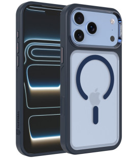 Mėlynas / skaidrus dėklas Apple iPhone 17 Pro Max / 18 Pro Max telefonui "Tactical MagForce Hyperstealth 3.0 Cover"
