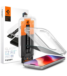 (Privacy) Apsauginis grūdintas stiklas Apple iPhone 18 Pro Max telefonui "Spigen Glas.TR EZ Fit Pro AC HD"