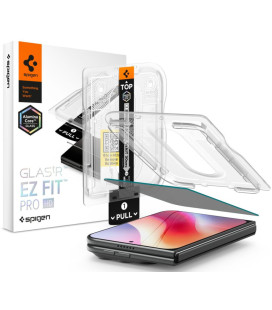 (Privacy) Apsauginis grūdintas stiklas Apple iPhone Duo telefonui "Spigen Glas.TR EZ Fit Pro AC"