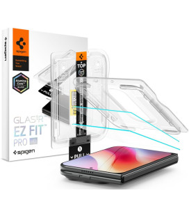 Apsauginis grūdintas stiklas Apple iPhone Duo telefonui "Spigen Glas.TR EZ Fit Pro HD AC 2-Pack"
