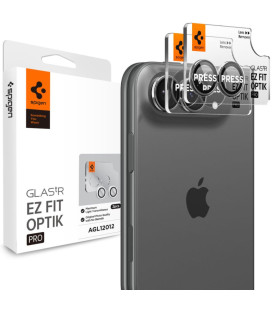 (Star White) kameros apsauga Apple iPhone Duo telefonui "Spigen Optik PRO Glas.TR EZ Fit 2-Pack"