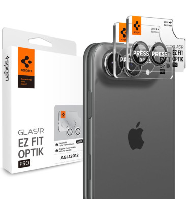 (Star White) kameros apsauga Apple iPhone Duo telefonui "Spigen Optik PRO Glas.TR EZ Fit 2-Pack"