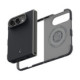 Juodas dėklas Apple iPhone Duo telefonui "Spigen Nano Pop Magsafe"