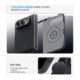 Juodas dėklas Apple iPhone Duo telefonui "Spigen Nano Pop Magsafe"