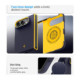 Mėlynas dėklas Apple iPhone Duo telefonui "Spigen Nano Pop Hybrid Magsafe"