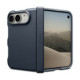 Mėlynas (Metal Slate) dėklas Apple iPhone Duo telefonui "Spigen Tough Armor Magsafe"