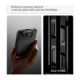 Juodas dėklas Apple iPhone Duo telefonui "Spigen Tough Armor Magsafe"
