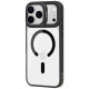 Juodas / skaidrus dėklas Apple iPhone 17 Pro Max / 18 Pro Max telefonui "OBAL:ME MagNetix Versa Cover"