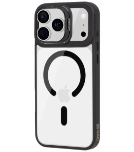Juodas / skaidrus dėklas Apple iPhone 17 Pro Max / 18 Pro Max telefonui "OBAL:ME MagNetix Versa Cover"