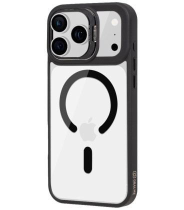 Juodas / skaidrus dėklas Apple iPhone 17 Pro Max / 18 Pro Max telefonui "OBAL:ME MagNetix Versa Cover"