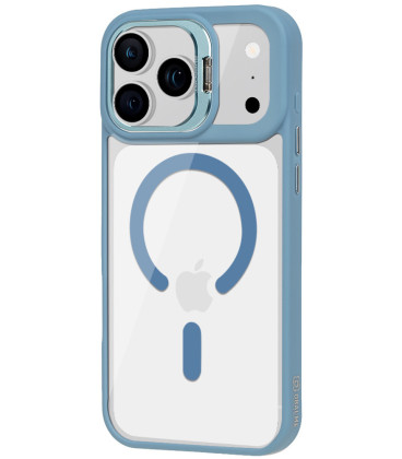 Šviesiai mėlynas / skaidrus dėklas Apple iPhone 17 Pro Max / 18 Pro Max telefonui "OBAL:ME MagNetix Versa Cover"