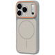 Pilkas dėklas Apple iPhone 17 Pro / 18 Pro telefonui "OBAL:ME MagNetix Delta Cover"