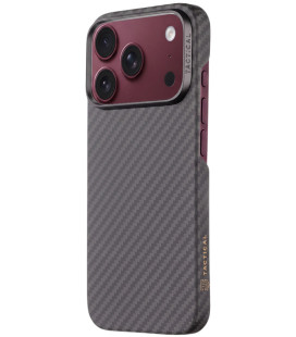 Juodas dėklas Apple iPhone 17 Pro / 18 Pro telefonui "Tactical MagForce Aramid Cover"