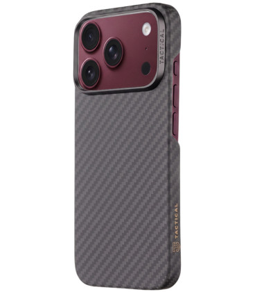 Juodas dėklas Apple iPhone 17 Pro / 18 Pro telefonui "Tactical MagForce Aramid Cover"