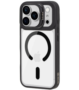 Juodas / skaidrus dėklas Apple iPhone 17 Pro / 18 Pro telefonui "OBAL:ME MagNetix Versa Cover"