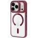 Raudonas / skaidrus dėklas Apple iPhone 17 Pro / 18 Pro telefonui "OBAL:ME MagNetix Versa Cover"