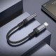 Pilkas audio adapteris USB-C - 3.5mm (DAC) "Borofone BV24 Graceful"