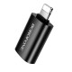 Juodas adapteris USB - Lightining"Borofone BV26"