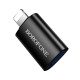 Juodas adapteris USB - Lightining"Borofone BV26"