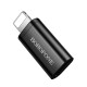Juodas adapteris Type-C - Lightining "Borofone BV26A"