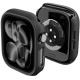 Juodas dėklas Apple Watch 12 (42 mm) laikrodžiui "Spigen Thin Fit"