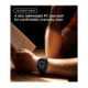 Juodas dėklas Apple Watch 12 (42 mm) laikrodžiui "Spigen Thin Fit"