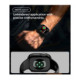 Juodas dėklas Apple Watch 12 (42 mm) laikrodžiui "Spigen Thin Fit"