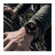 Matinis juodas dėklas Apple Watch 12 (42 mm) laikrodžiui "Spigen Rugged Armor"