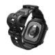 Matinis juodas dėklas - apyrankė Apple Watch 12 (46 mm) laikrodžiui "Spigen Rugged Armor Pro"