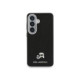 Juodas dėklas Samsung Galaxy S26 Plus telefonui "Karl Lagerfeld Grained PU Leather K&CH Heads Magnetic Case"