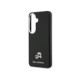 Juodas dėklas Samsung Galaxy S26 Plus telefonui "Karl Lagerfeld Grained PU Leather K&CH Heads Magnetic Case"