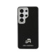Juodas dėklas Samsung Galaxy S26 Ultra telefonui "Karl Lagerfeld Grained PU Leather K&CH Heads Magnetic Case"