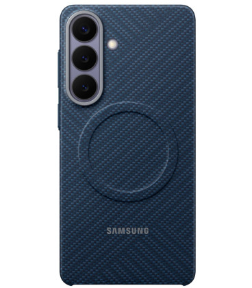Originalus mėlynas dėklas "Carbon Magnet Case" Samsung Galaxy S26 Plus telefonui "EF-KS947SCE"