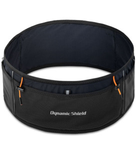 Juodas universalus juosmens diržas - dėklas (M) "Spigen A712 Dynamic Shield Waist"