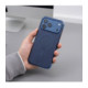 Mėlynas dėklas Apple iPhone 17 Pro Max / 18 Pro Max telefonui "Tech-Protect MagAir Magsafe CC"