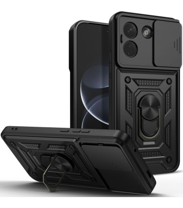 Juodas dėklas Xiaomi Redmi Note 17 Pro Max 5G telefonui "Tech-Protect Camshield Pro"