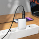 Juodas adapteris USB-C - USB-A "Borofone BV26C"