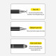Juodas universalus pieštukas - Stylus "Blavec Passive Pen Stylus BPS-01 Universal 3 in 1"