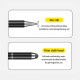 Juodas universalus pieštukas - Stylus "Blavec Passive Pen Stylus BPS-02 Universal 2 in 1"