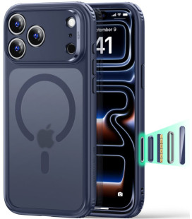 Matinis mėlynas dėklas Apple iPhone 17 Pro / 18 Pro telefonui "ESR Classic Hybrid Magsafe"