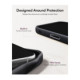Juodas dėklas Apple iPhone 17 Pro / 18 Pro telefonui "ESR Leather Kickstand Magsafe"